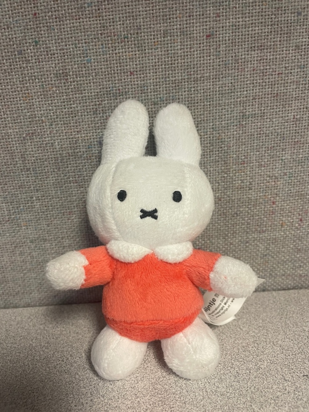 Miffy plush keychain